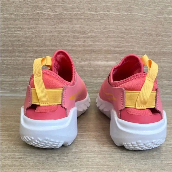 NIKE NIB Girls Size 4.5 Flex Runner 2 Coral Citron Sneakers Athletic Shoes - Picture 6 of 12